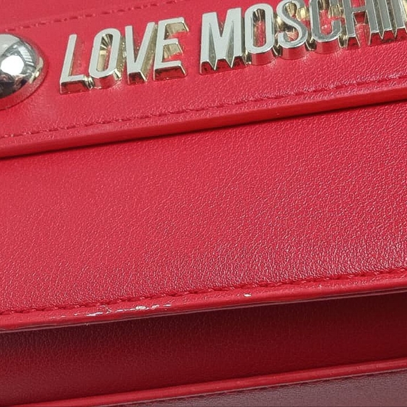 Lightly used LOVE MOSCHINO Embellished faux leather Vegan Leather shoulder bag - Picture 11 of 11